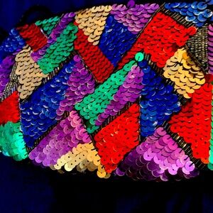 Vintage sequins bag small